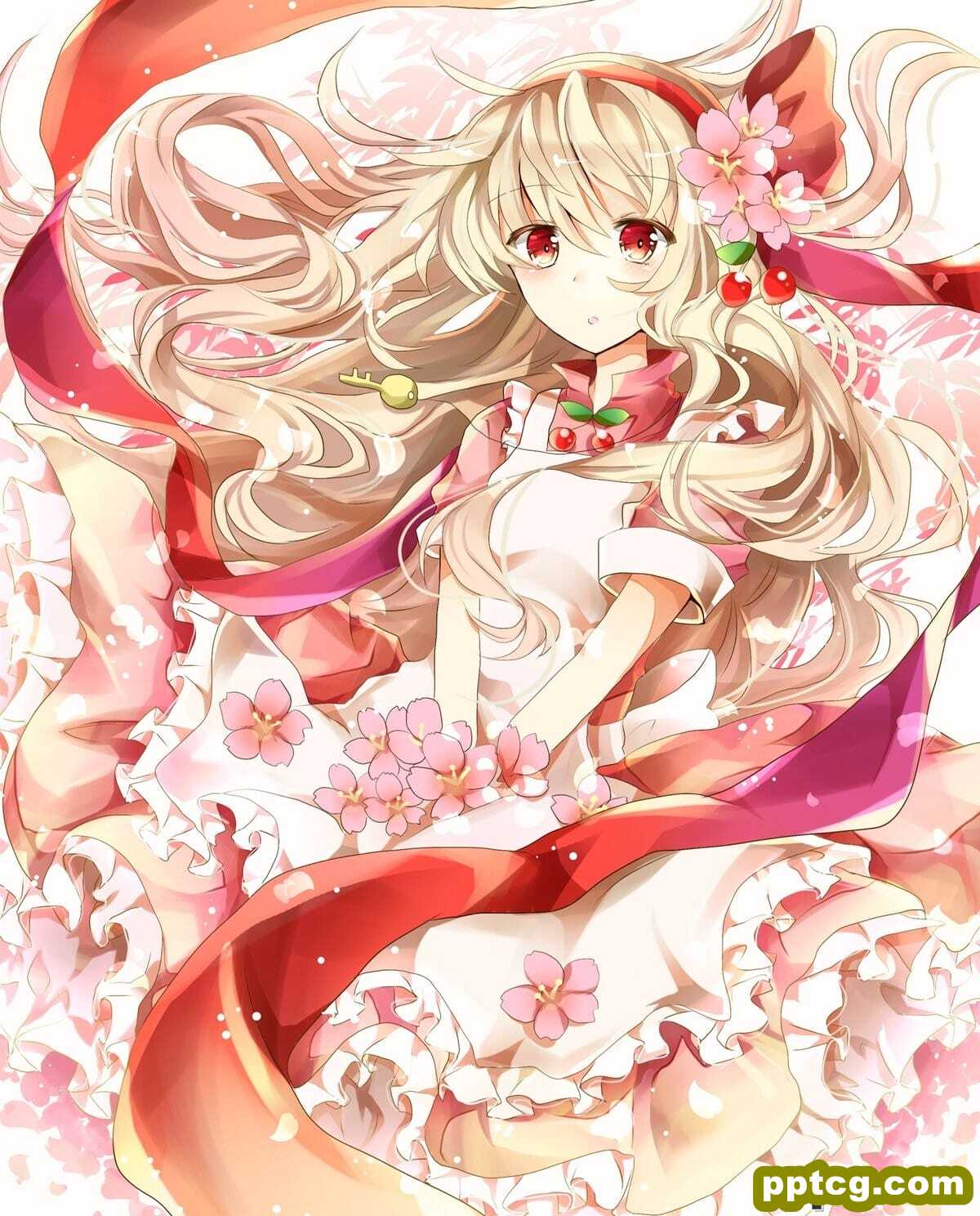 动漫美女素材金发高清图片-皮皮兔动漫