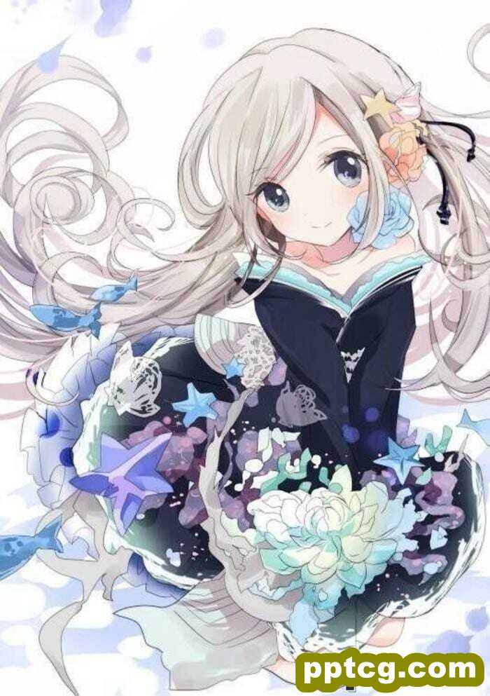 卡通动漫美女手绘精选插图-皮皮兔动漫