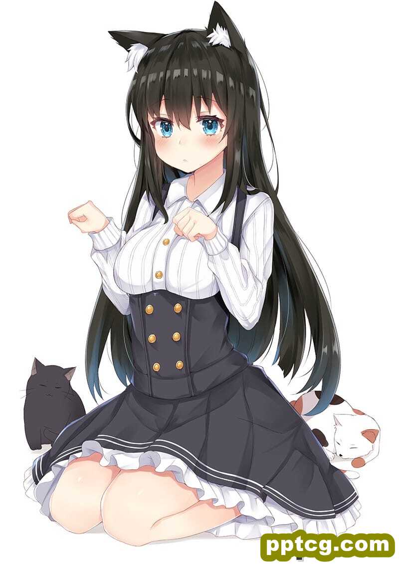 高清动漫美女竖图高清素材