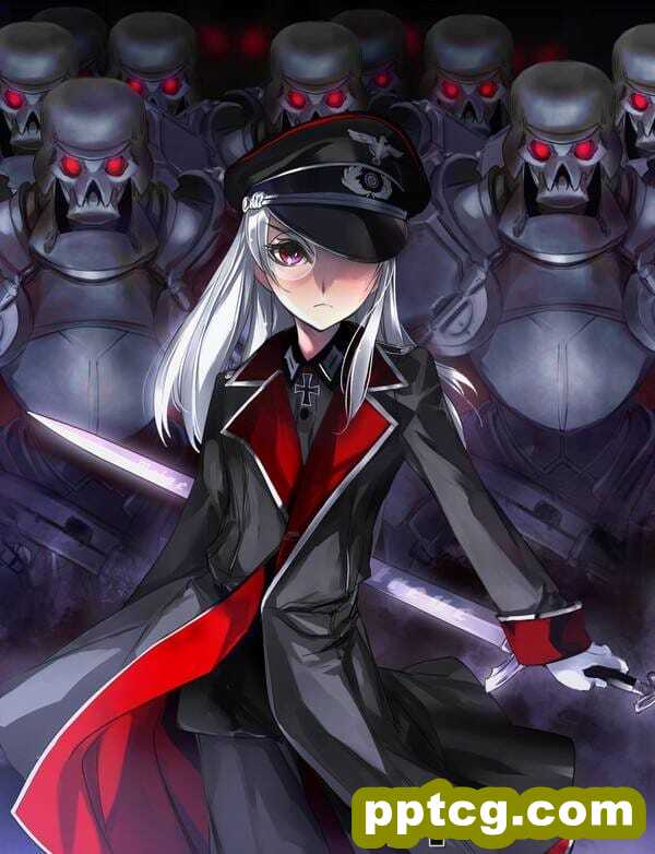 动漫军服美女图片素材