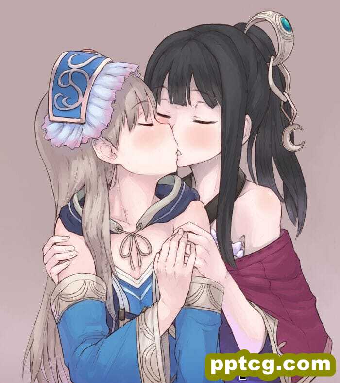 动漫美女亲吻图片高清精选