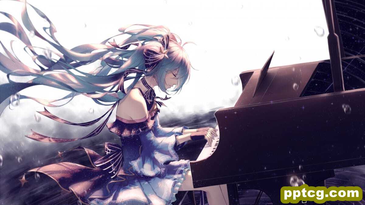 清新初音未来桌面壁纸