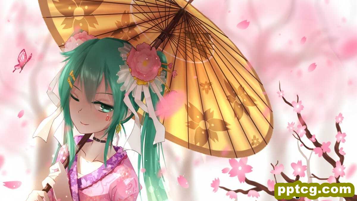 清新初音未来桌面壁纸