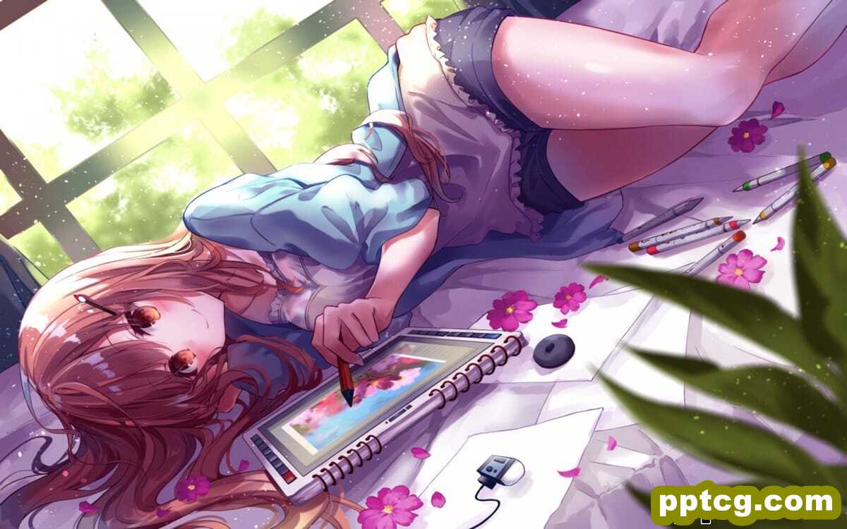 二次元漫画美女图片壁纸-皮皮兔动漫