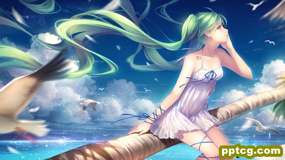 初音未来动漫少女图片壁纸-皮皮兔动漫