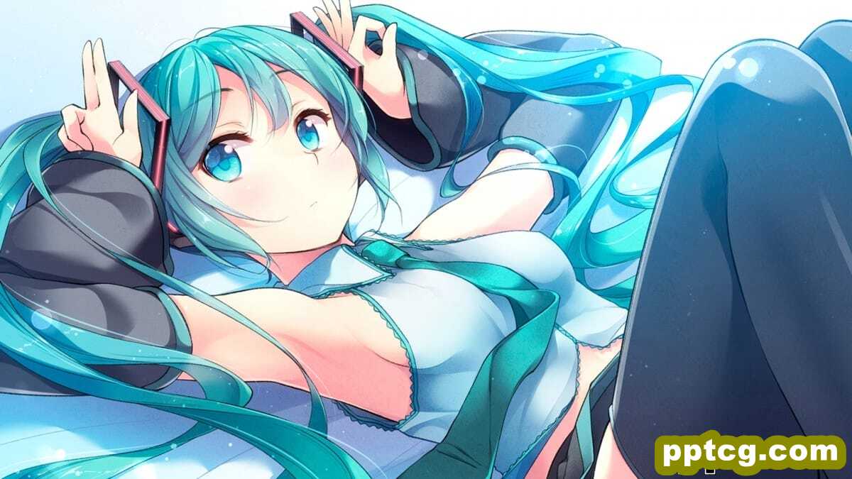 可爱的初音未来少女壁纸-皮皮兔动漫