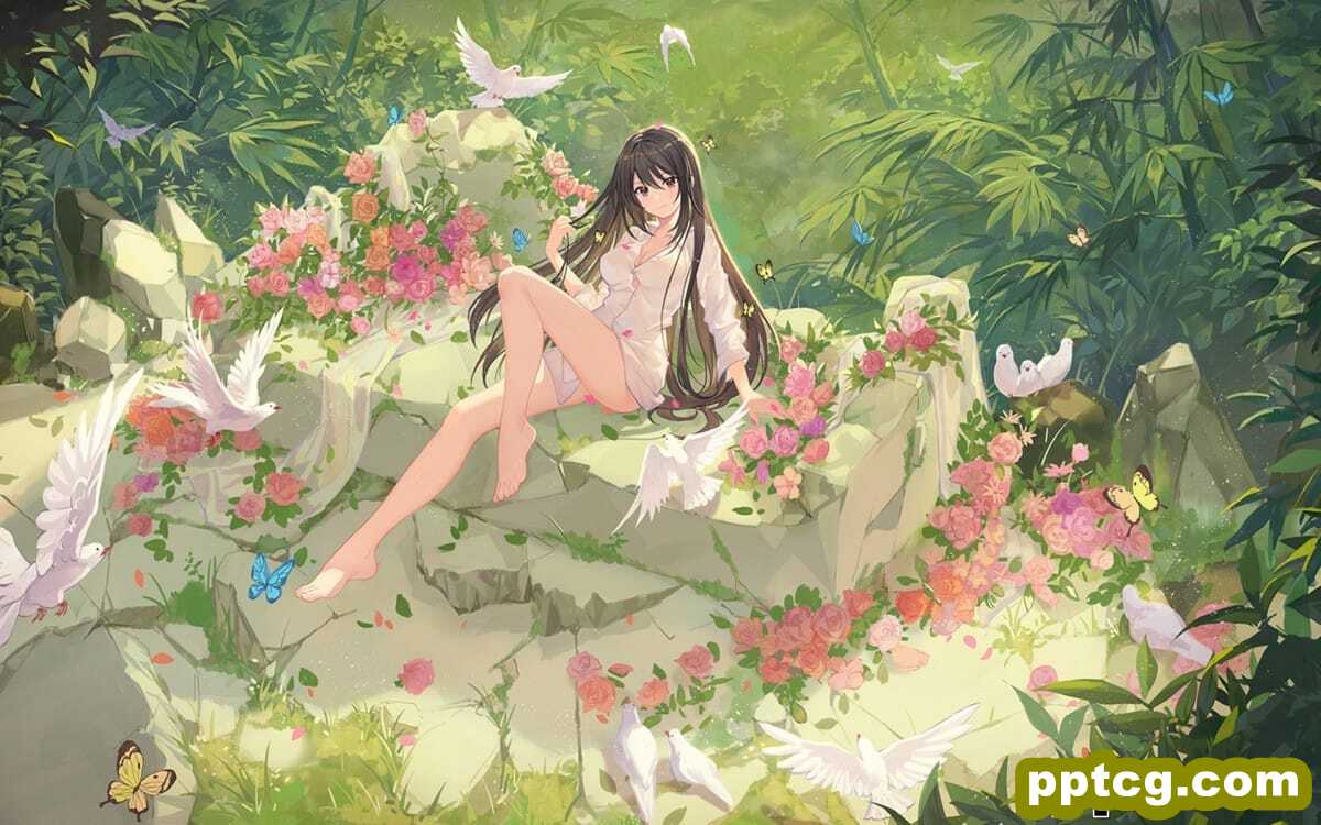 精致的动漫美女壁纸