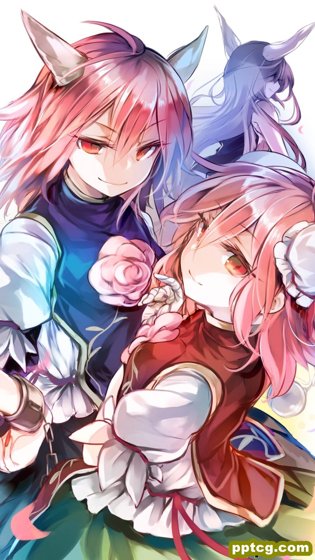 动漫美女性感插画手机壁纸