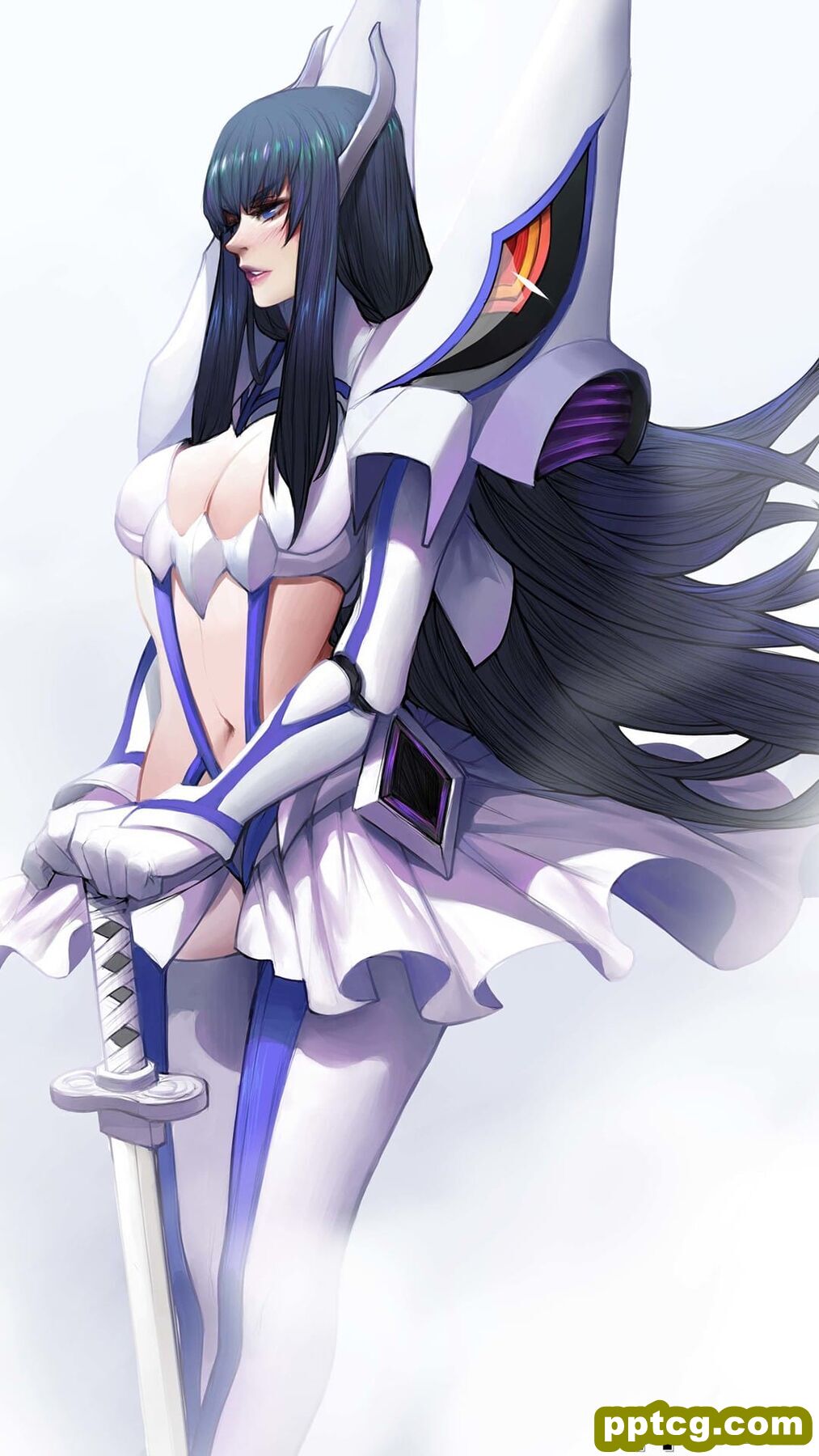 动漫美女性感插画手机壁纸