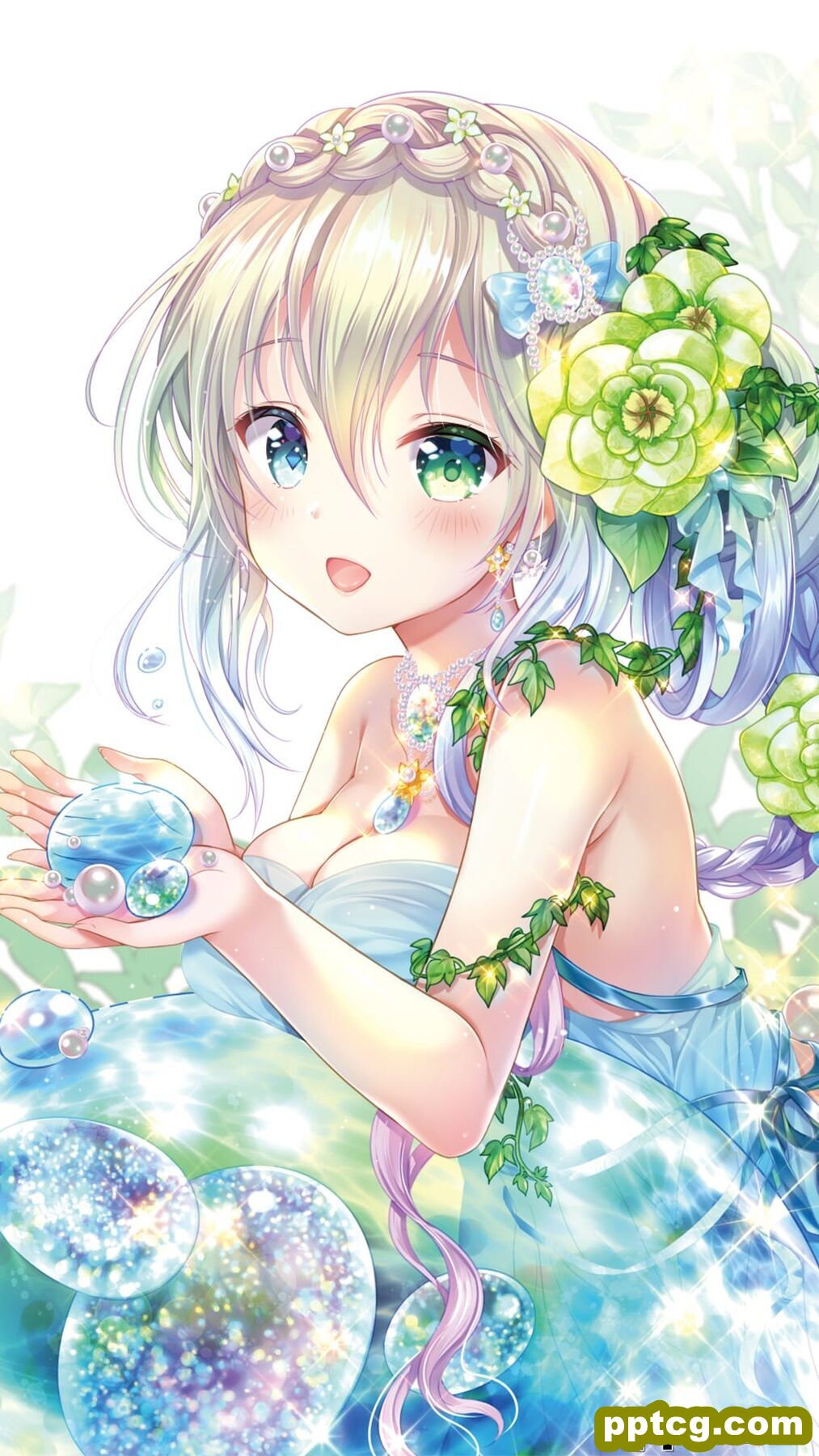 动漫美女性感插画手机壁纸