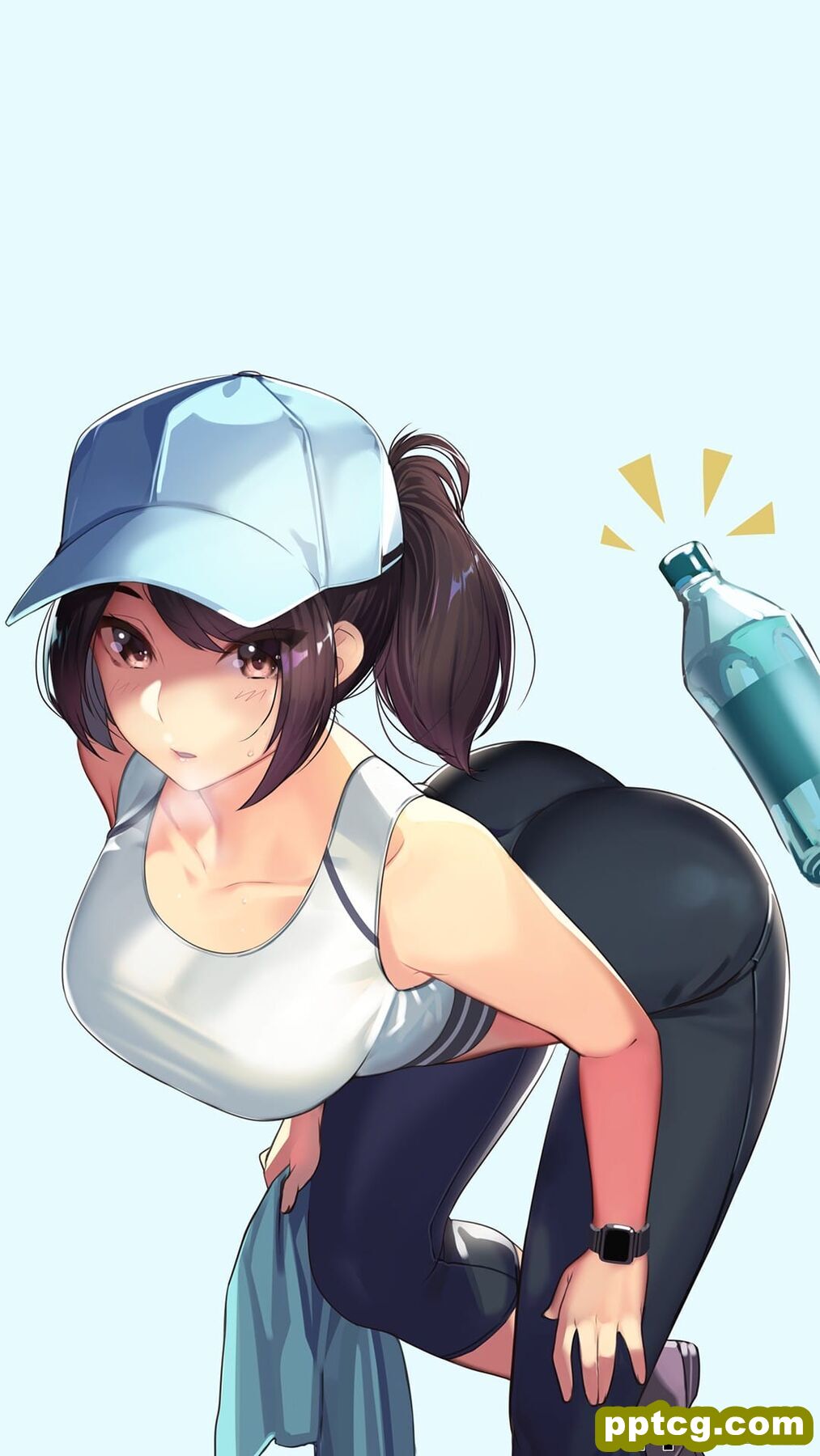 动漫美女性感插画手机壁纸