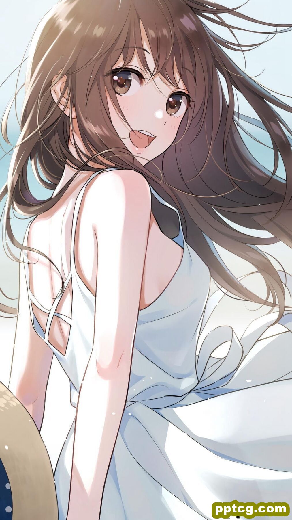 动漫美女唯美插画手机壁纸