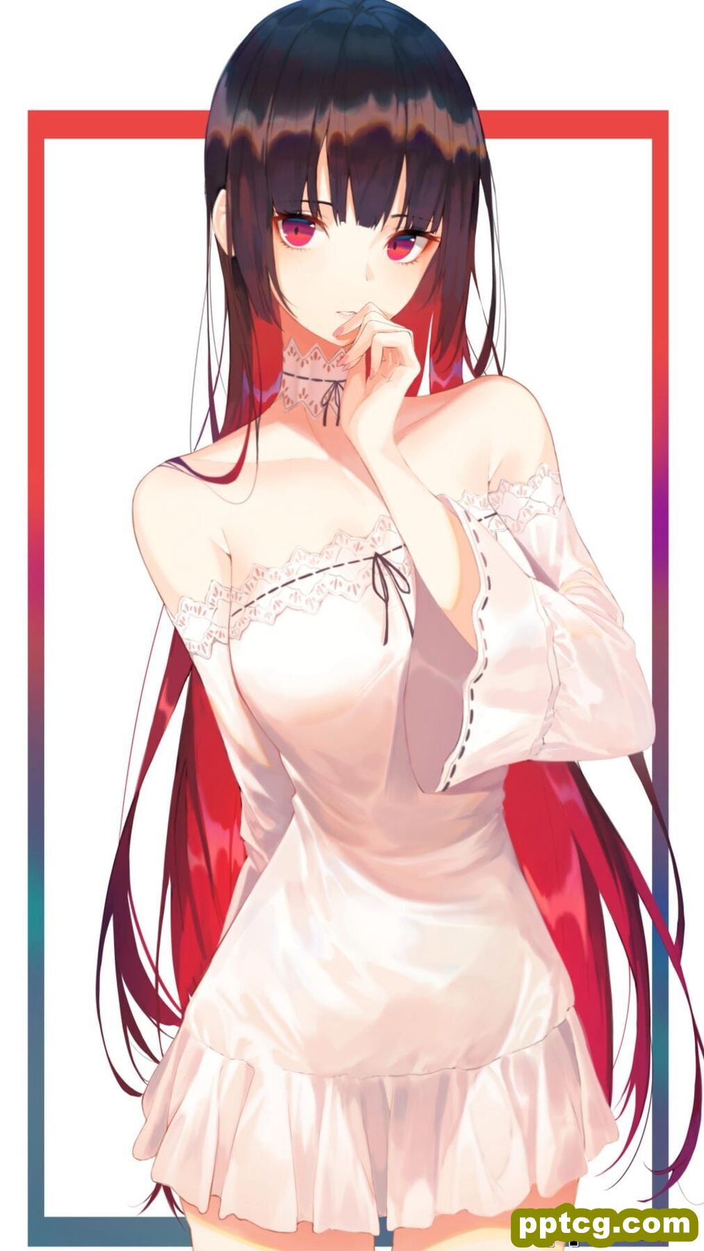 动漫美女唯美插画手机壁纸