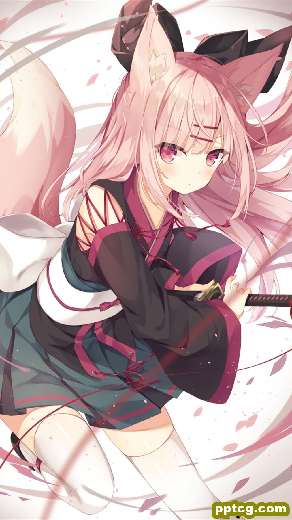 动漫美女唯美插画手机壁纸