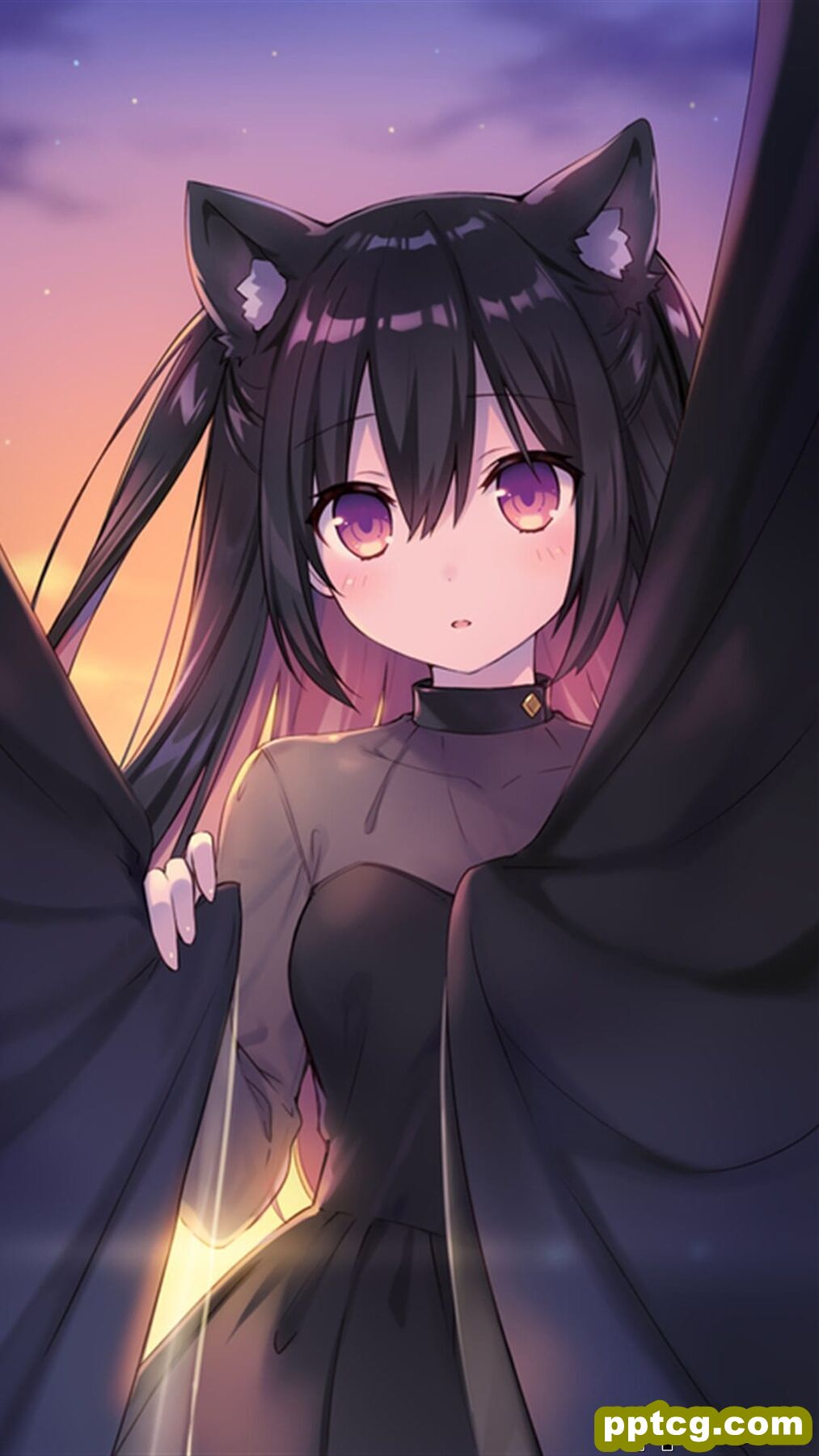 动漫美女唯美插画手机壁纸
