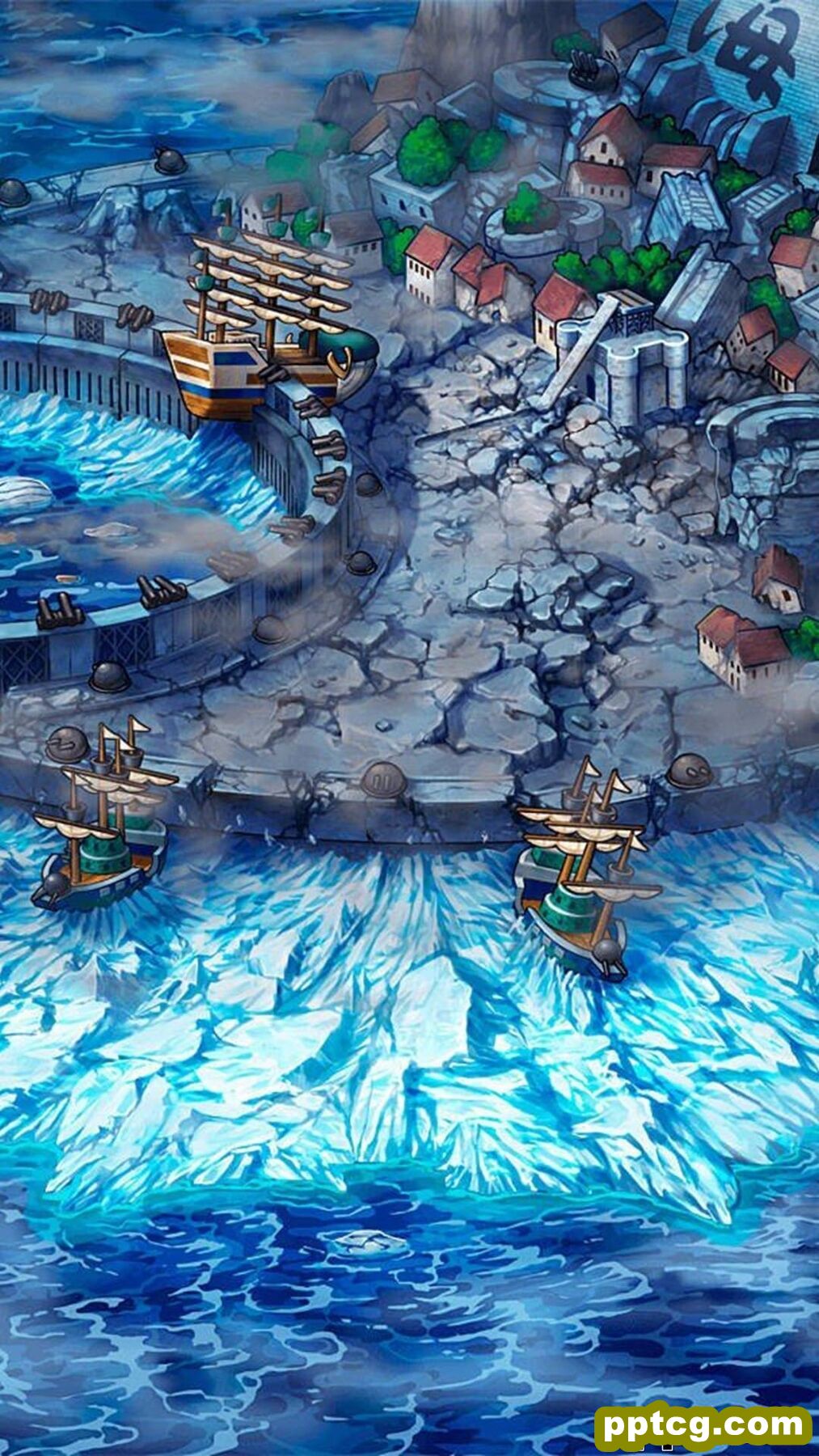 海贼王动漫风景插画手机壁纸