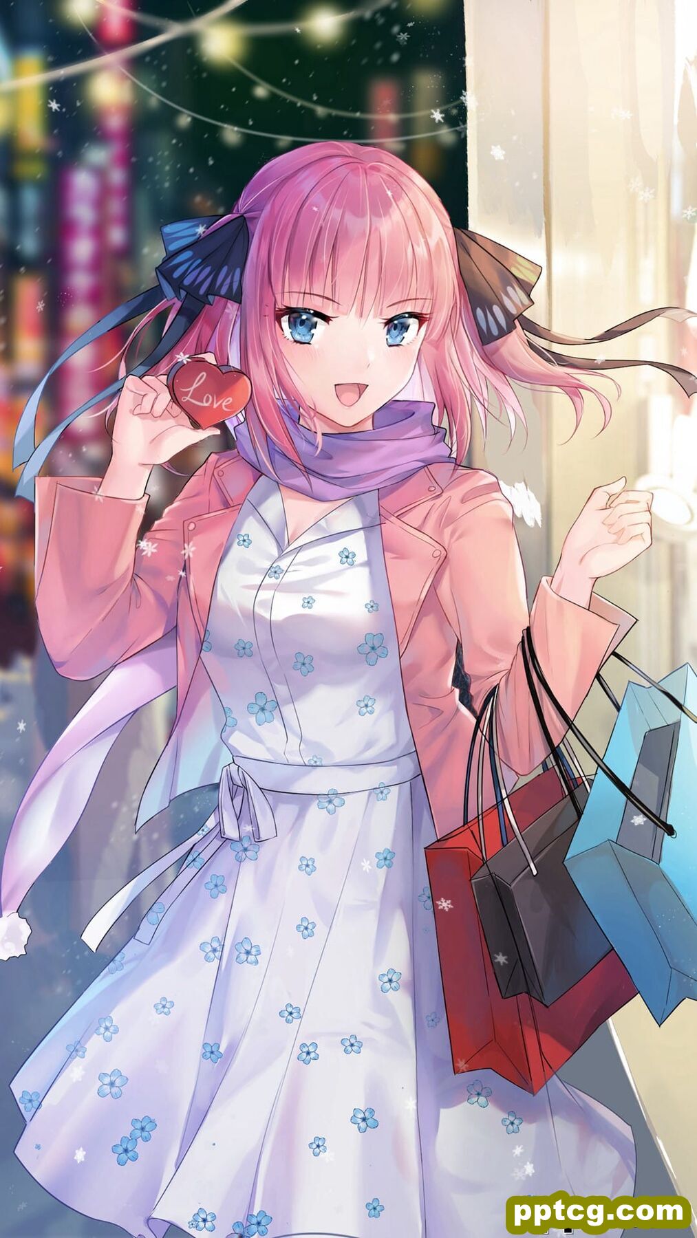 性感二次元美女插画手机壁纸-皮皮兔动漫