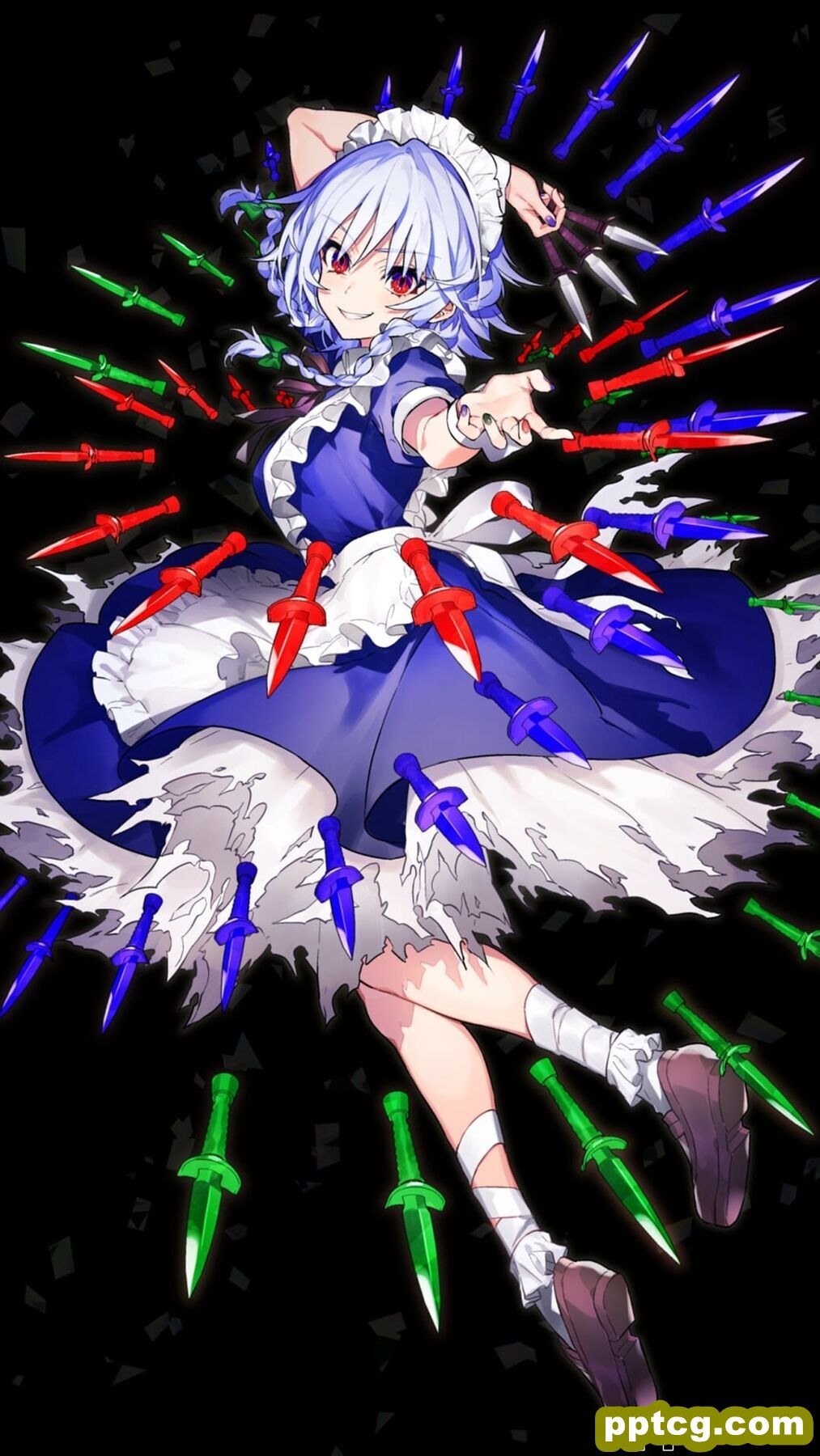性感二次元美女插画手机壁纸