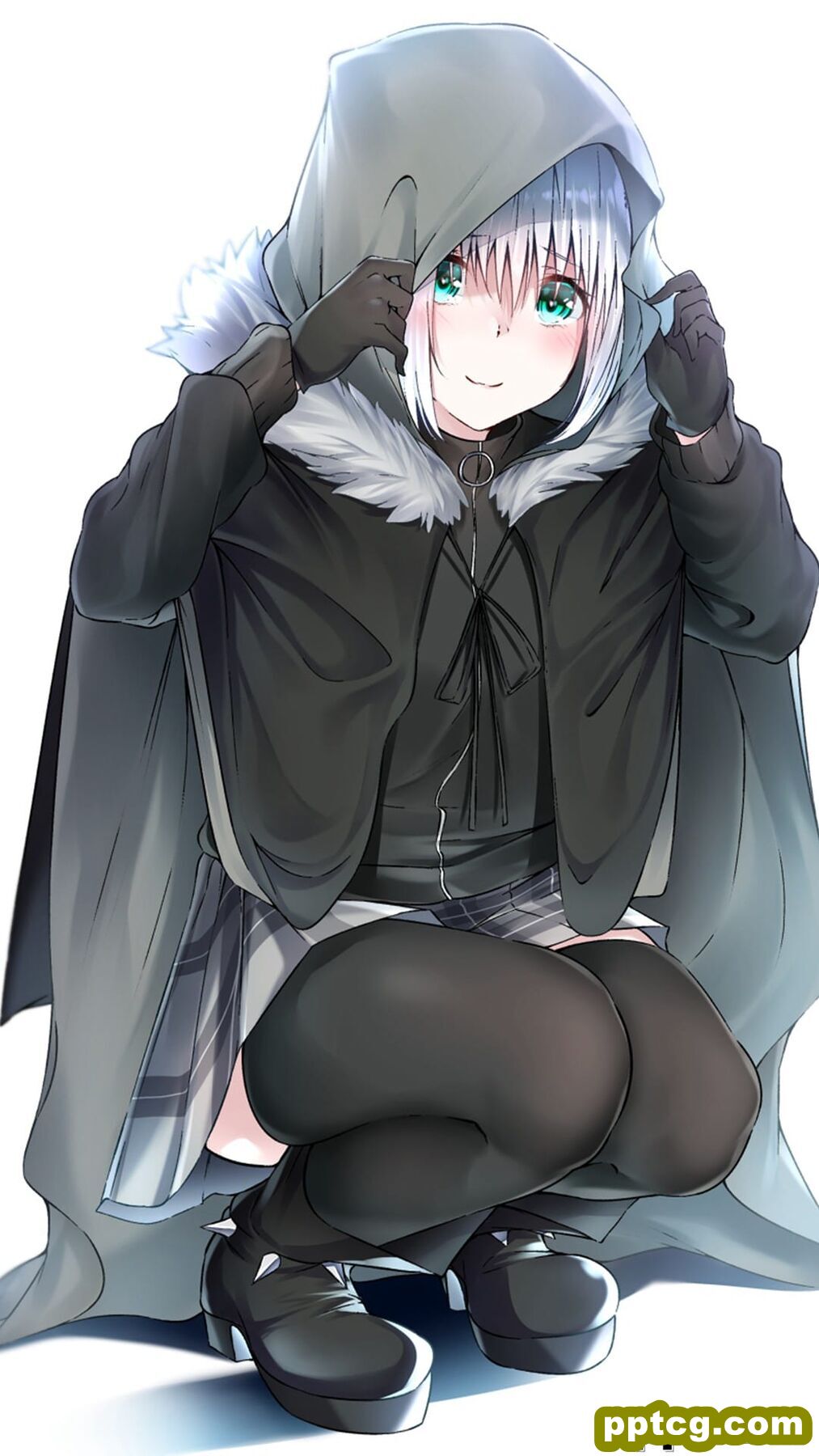 性感二次元美女插画手机壁纸