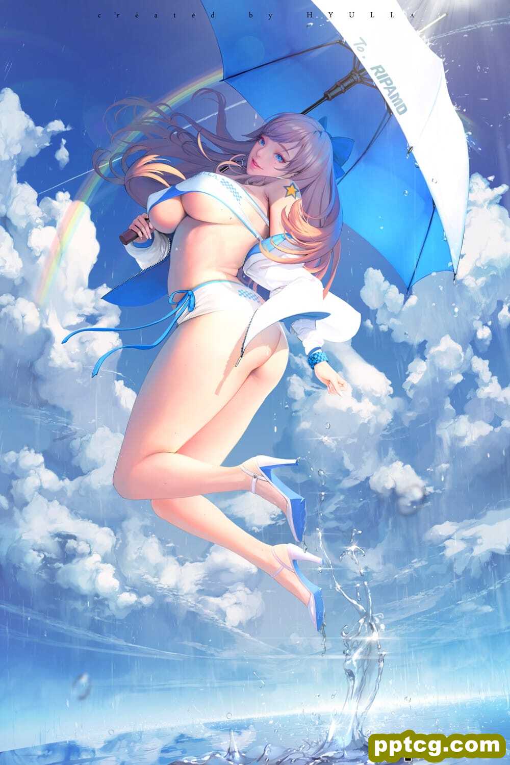 二次元肉肉妹子美图：血羅老师作品欣赏