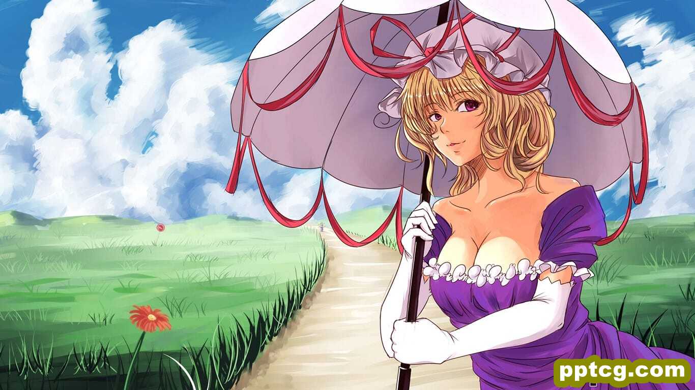 动漫美女图片八云紫萌娘
