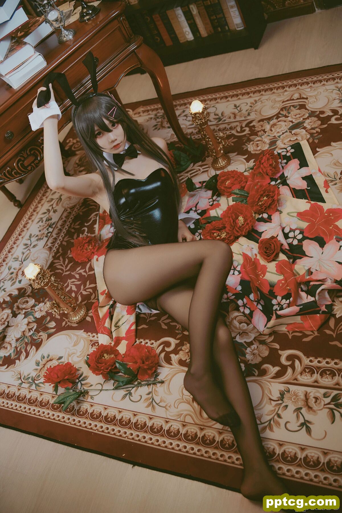 [风之领域] NO.151 黑丝兔女郎 写真集-皮皮兔动漫