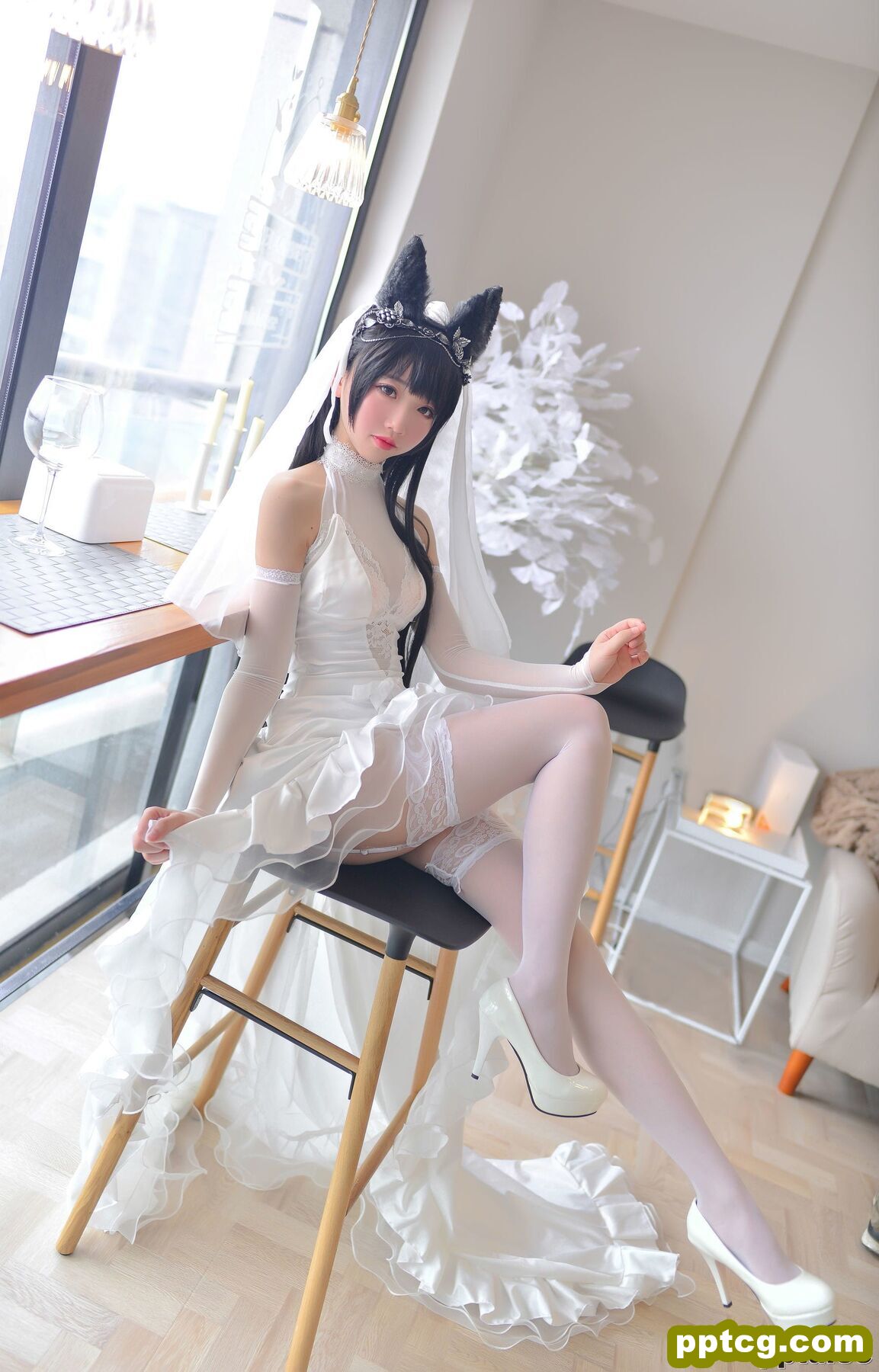 雪琪SAMA《爱宕婚纱》 [福利COSPLAY] 写真集-皮皮兔动漫