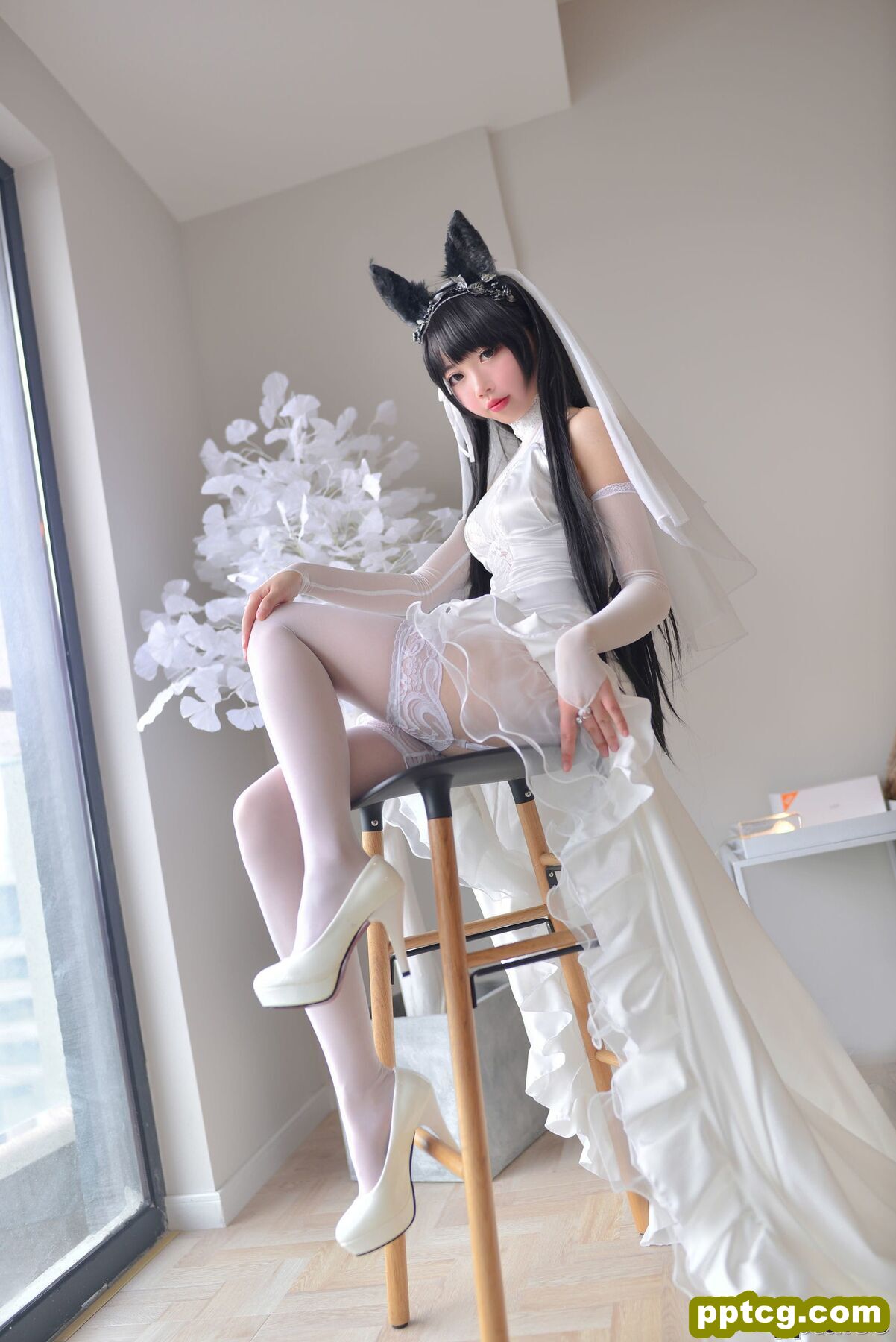 雪琪SAMA《爱宕婚纱》 [福利COSPLAY] 写真集