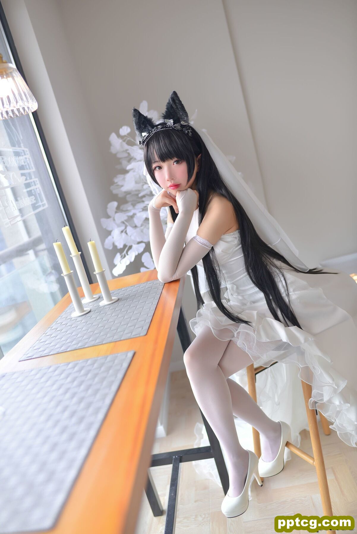 雪琪SAMA《爱宕婚纱》 [福利COSPLAY] 写真集