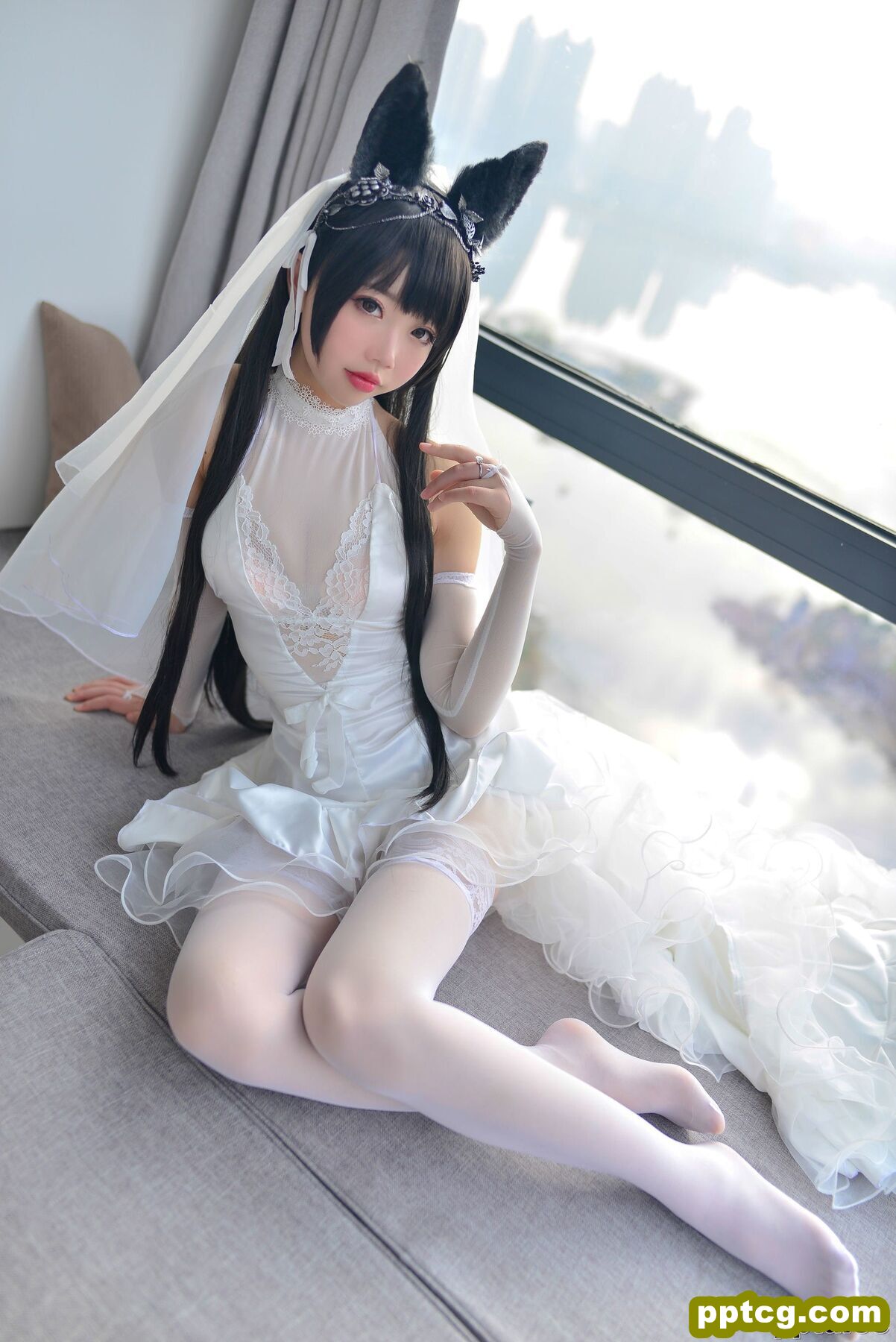 雪琪SAMA《爱宕婚纱》 [福利COSPLAY] 写真集