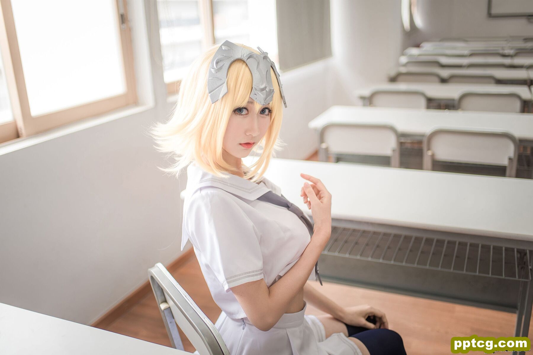 木绵绵《贞德（白）》  [COSER美女] 写真集