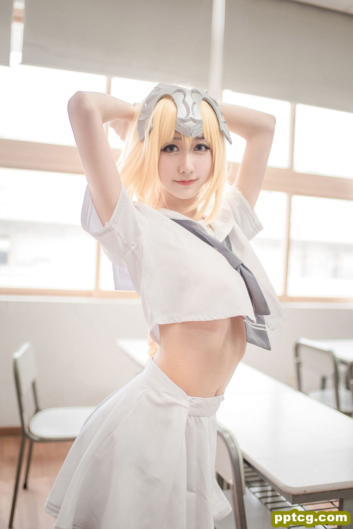 木绵绵《贞德（白）》  [COSER美女] 写真集