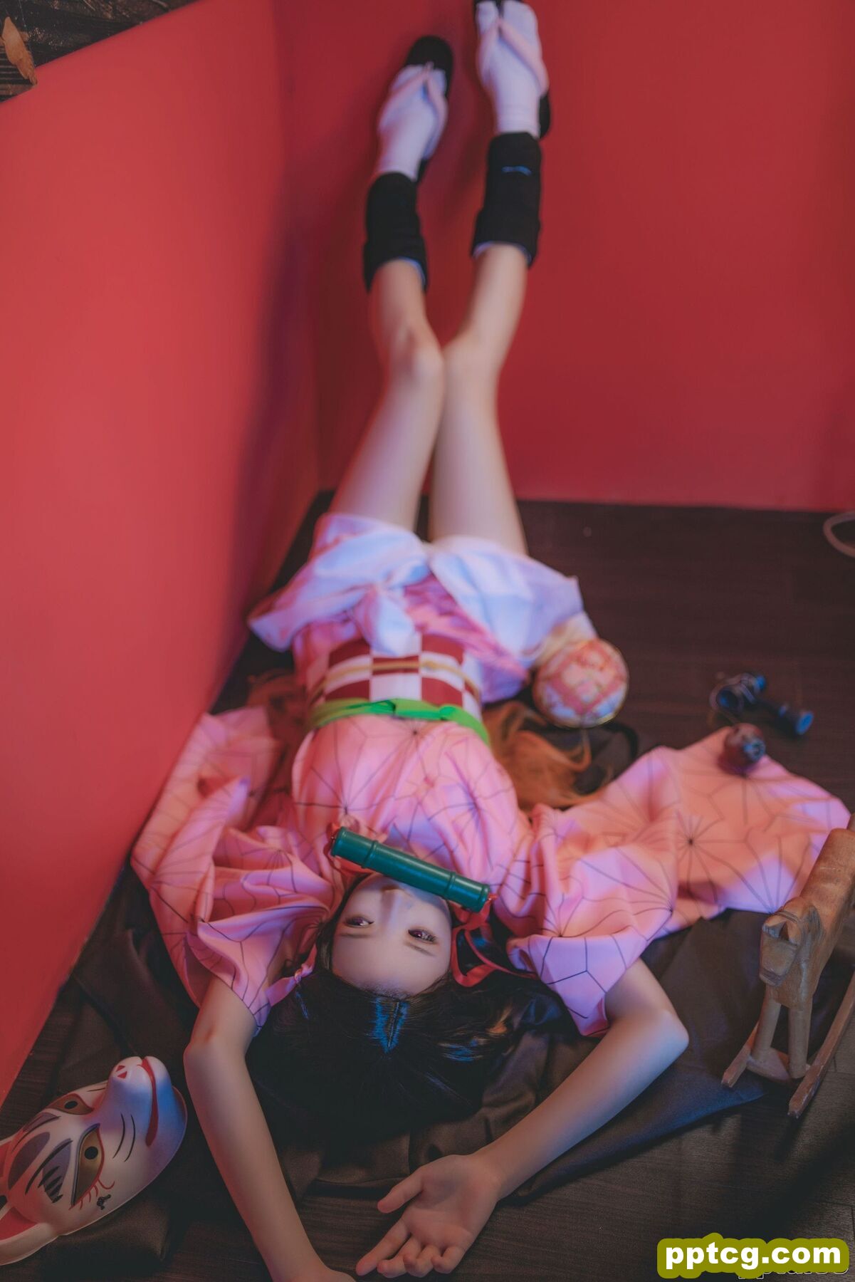 桜桃喵《灶门祢豆子》 [萝莉COS] 写真集