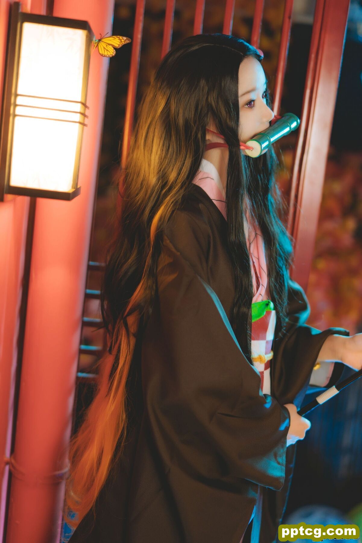 桜桃喵《灶门祢豆子》 [萝莉COS] 写真集