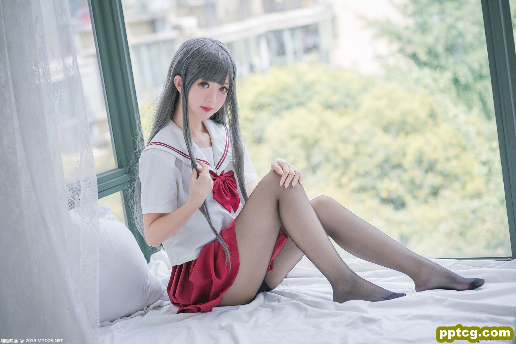 《白发魔女》 [喵糖映画] VOL.017 写真集