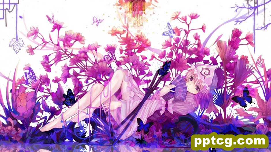 西行寺幽幽子动漫美女图片