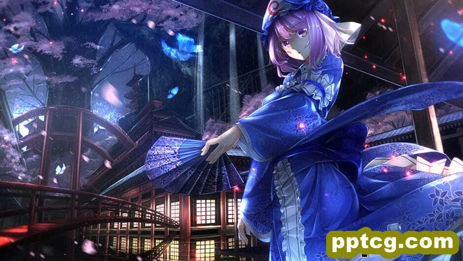 西行寺幽幽子动漫美女图片