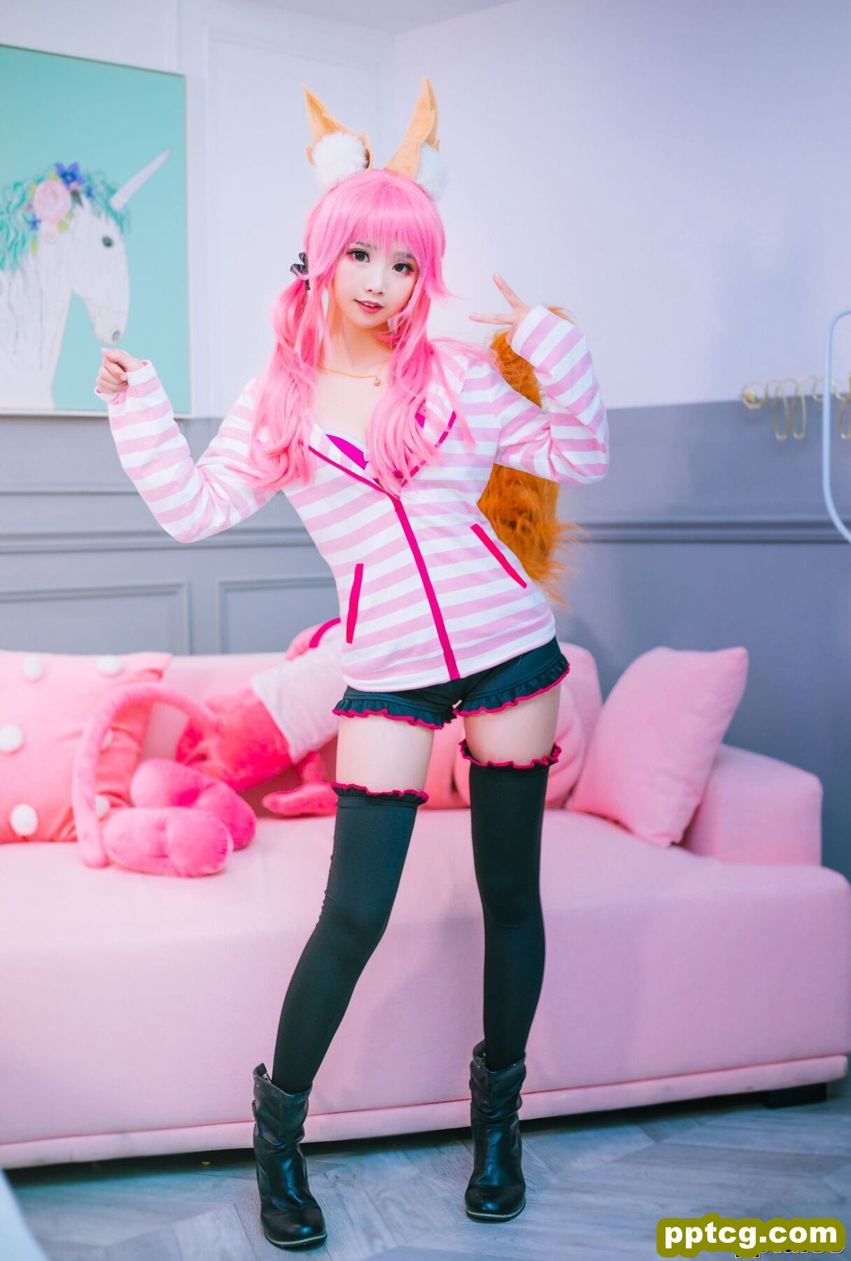 面饼仙儿《玉藻前日常》 [福利COSPLAY] 写真集-皮皮兔动漫