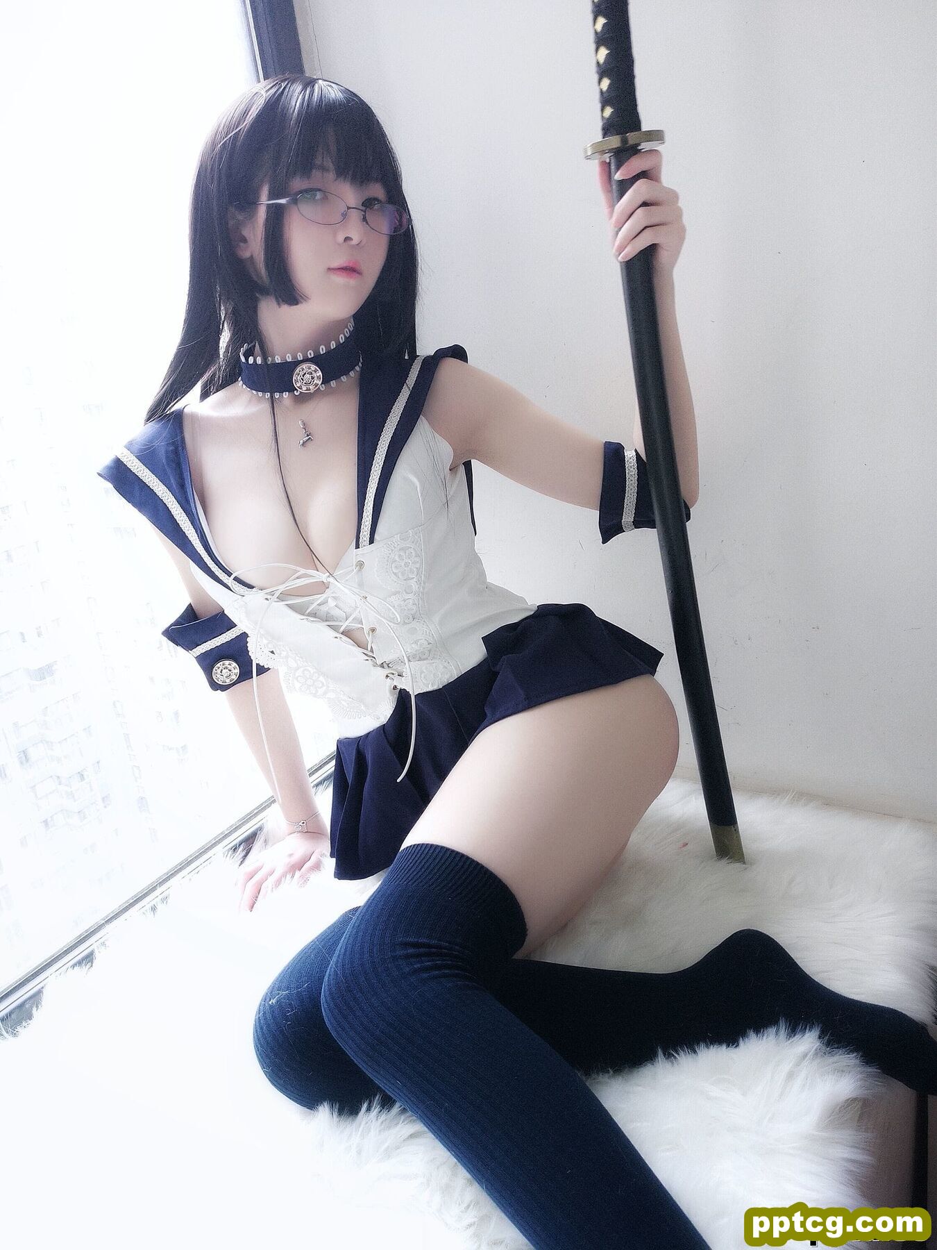 一小央泽《武士刀与水手服》 [萝莉COS] 写真集