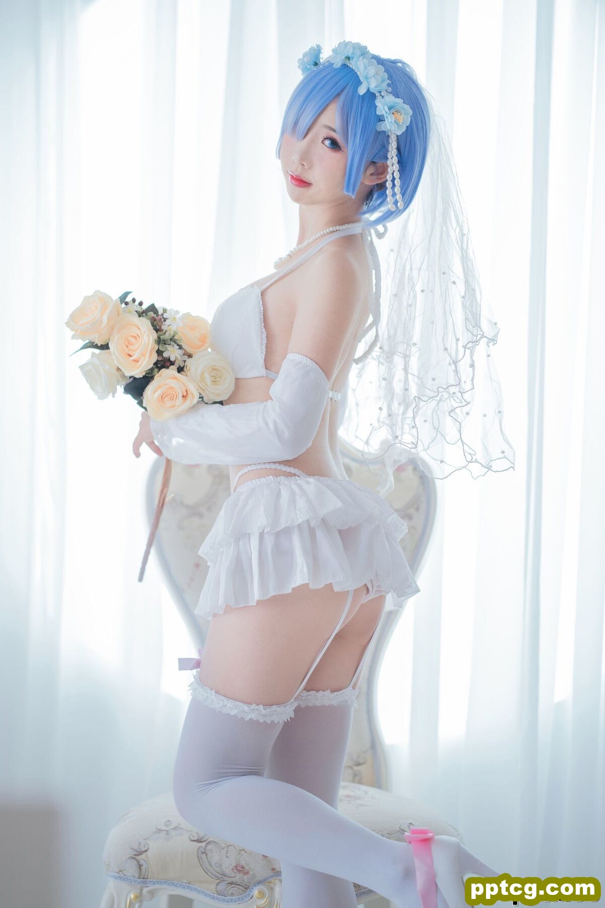 面饼仙儿《花嫁蕾姆》 [福利COSPLAY] 写真集