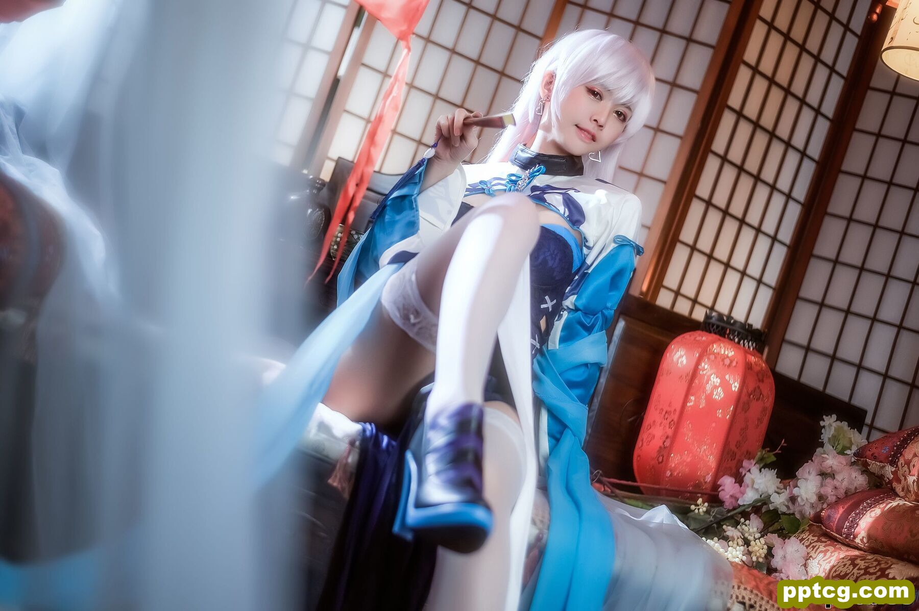 鳗鱼霏儿《碧蓝华裳 贝姐》  [COSPLAY美女] 写真集