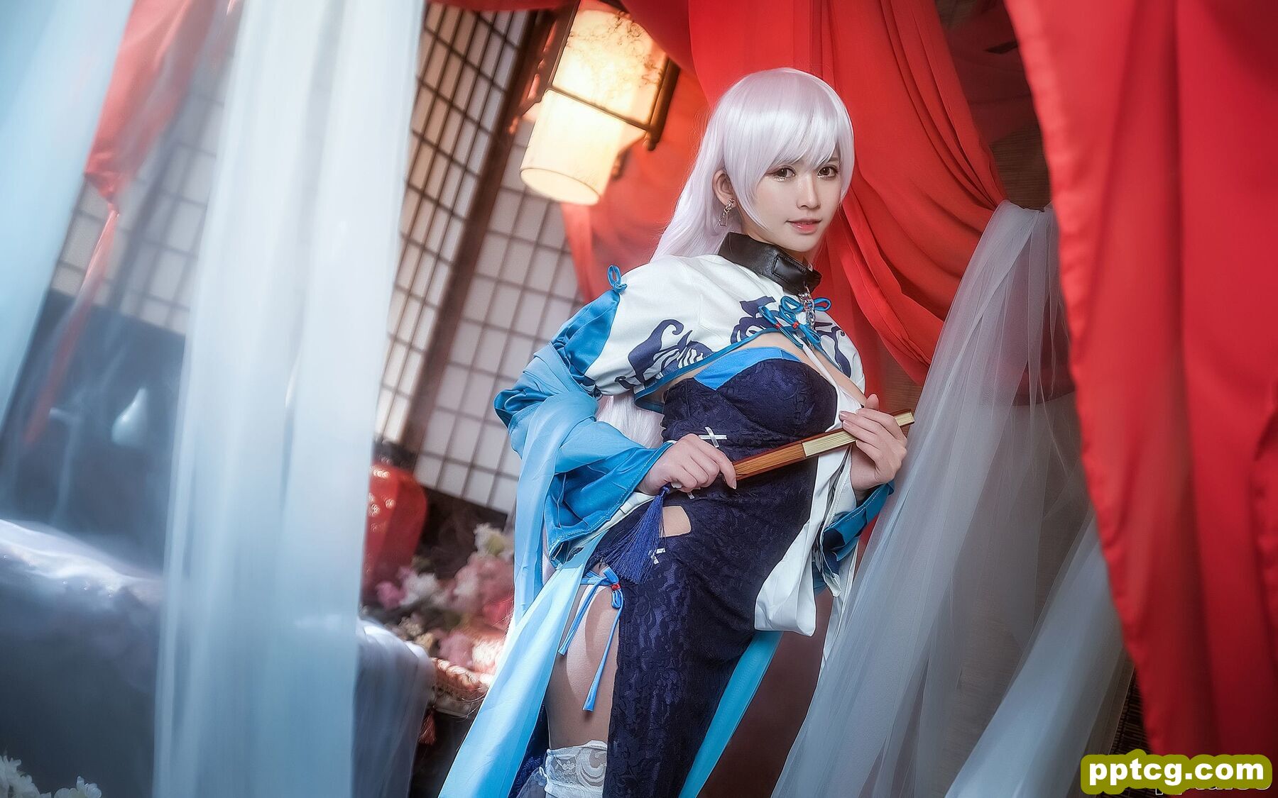 鳗鱼霏儿《碧蓝华裳 贝姐》  [COSPLAY美女] 写真集