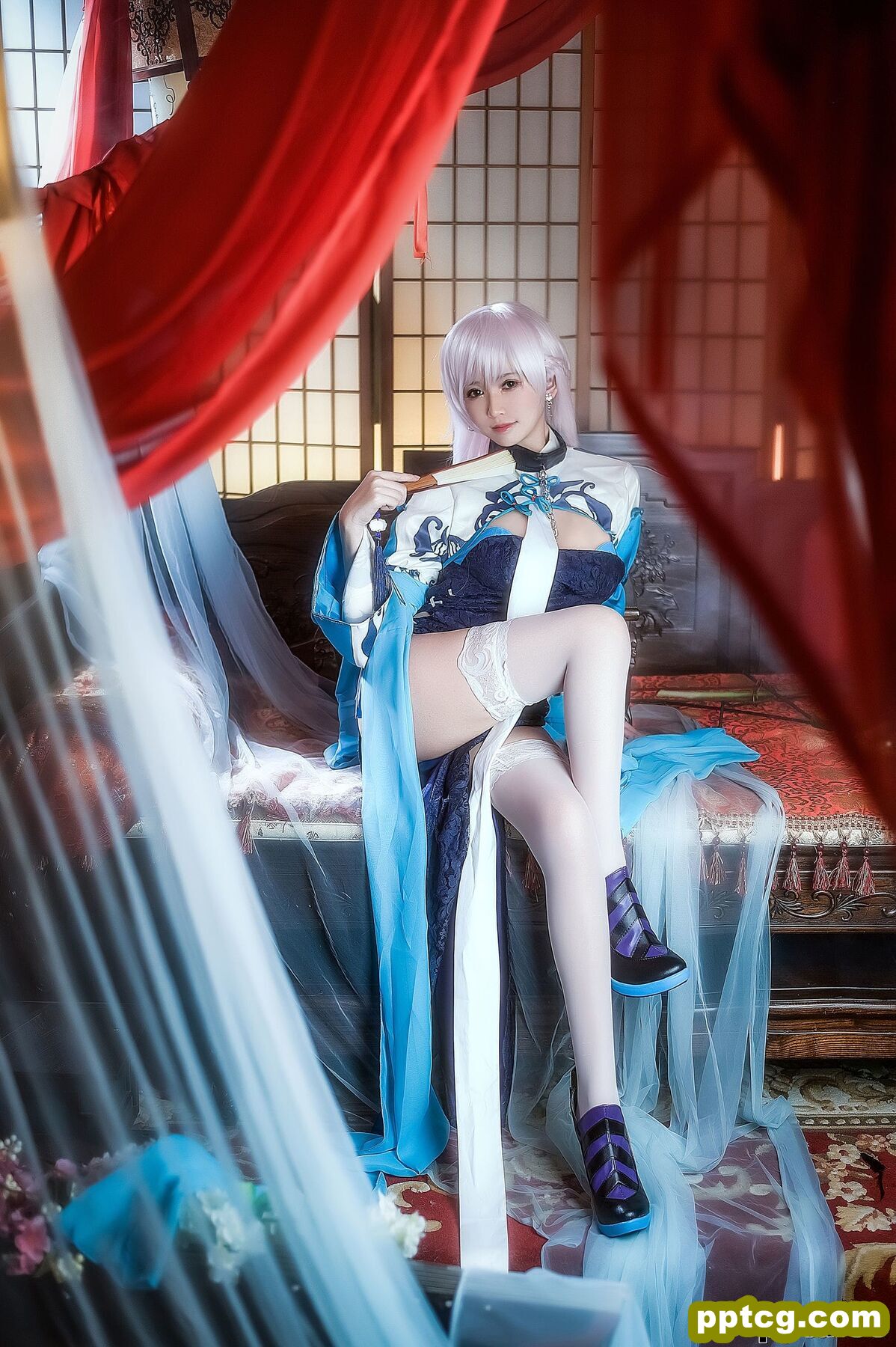 鳗鱼霏儿《碧蓝华裳 贝姐》  [COSPLAY美女] 写真集
