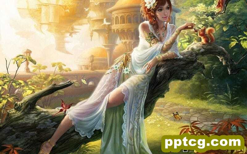幻想中的动漫森林女神长腿妖娆火辣性感壁纸-皮皮兔动漫