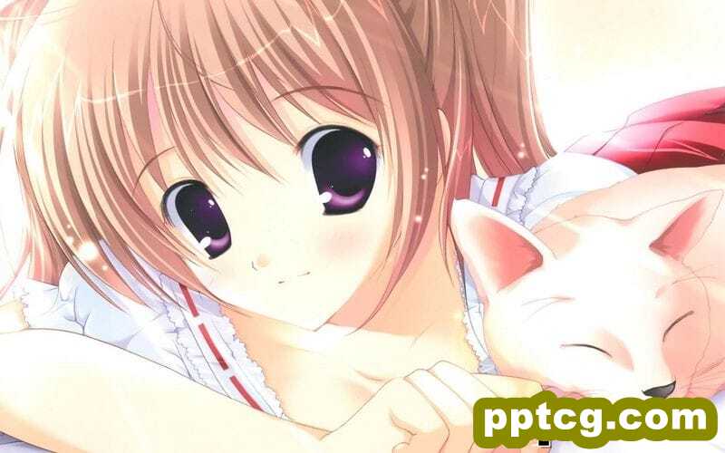 高清卡通动漫少女可爱桌面壁纸-皮皮兔动漫