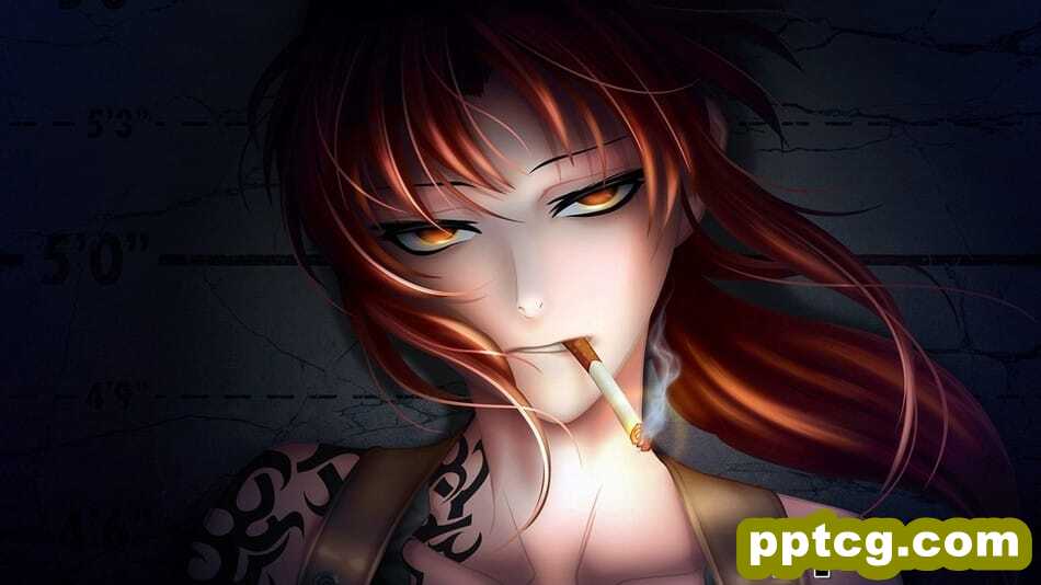 黑礁霸气女杀手危险系美女动漫人物壁纸图片