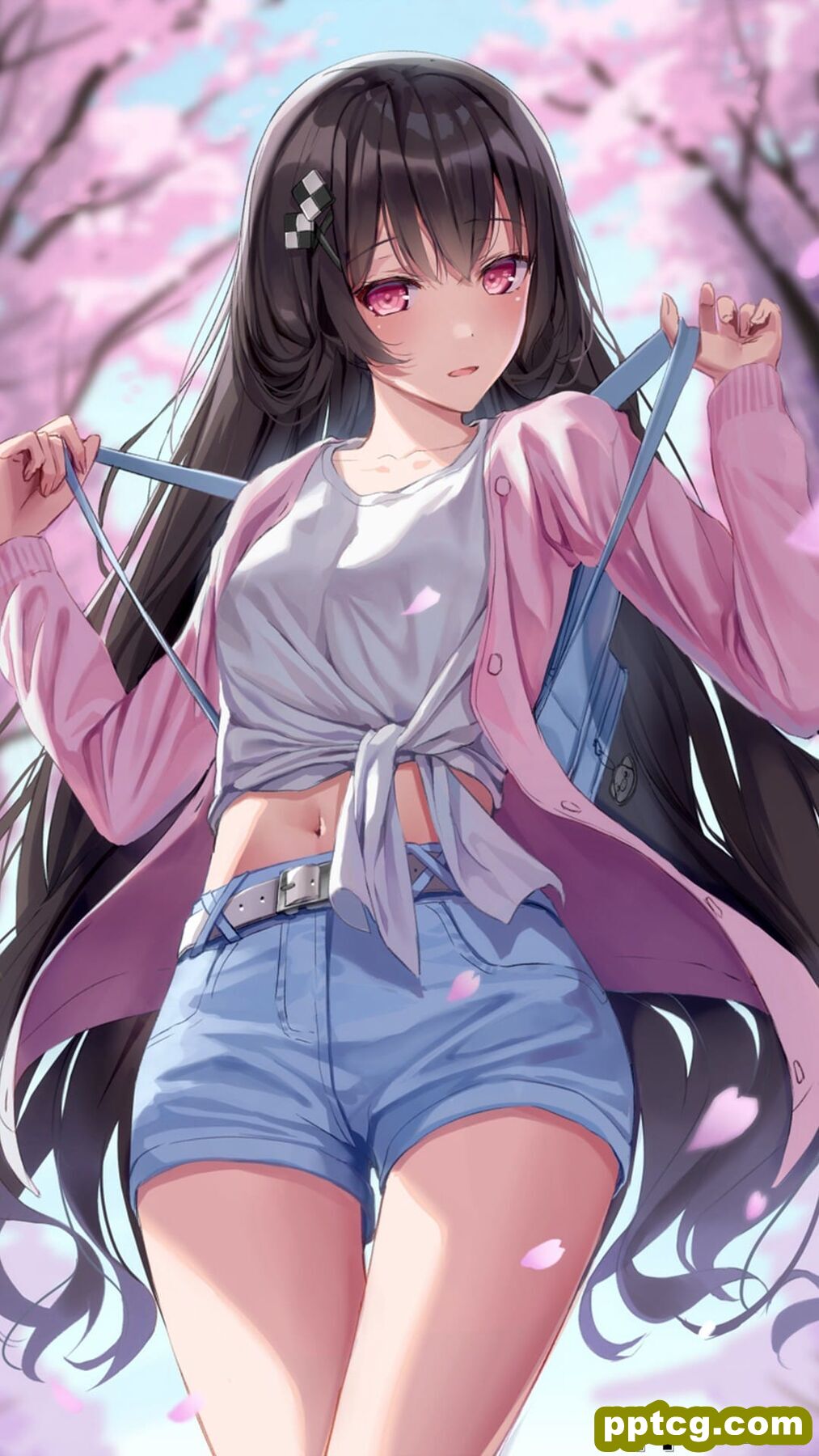 2020鼠年动漫美女插画手机壁纸