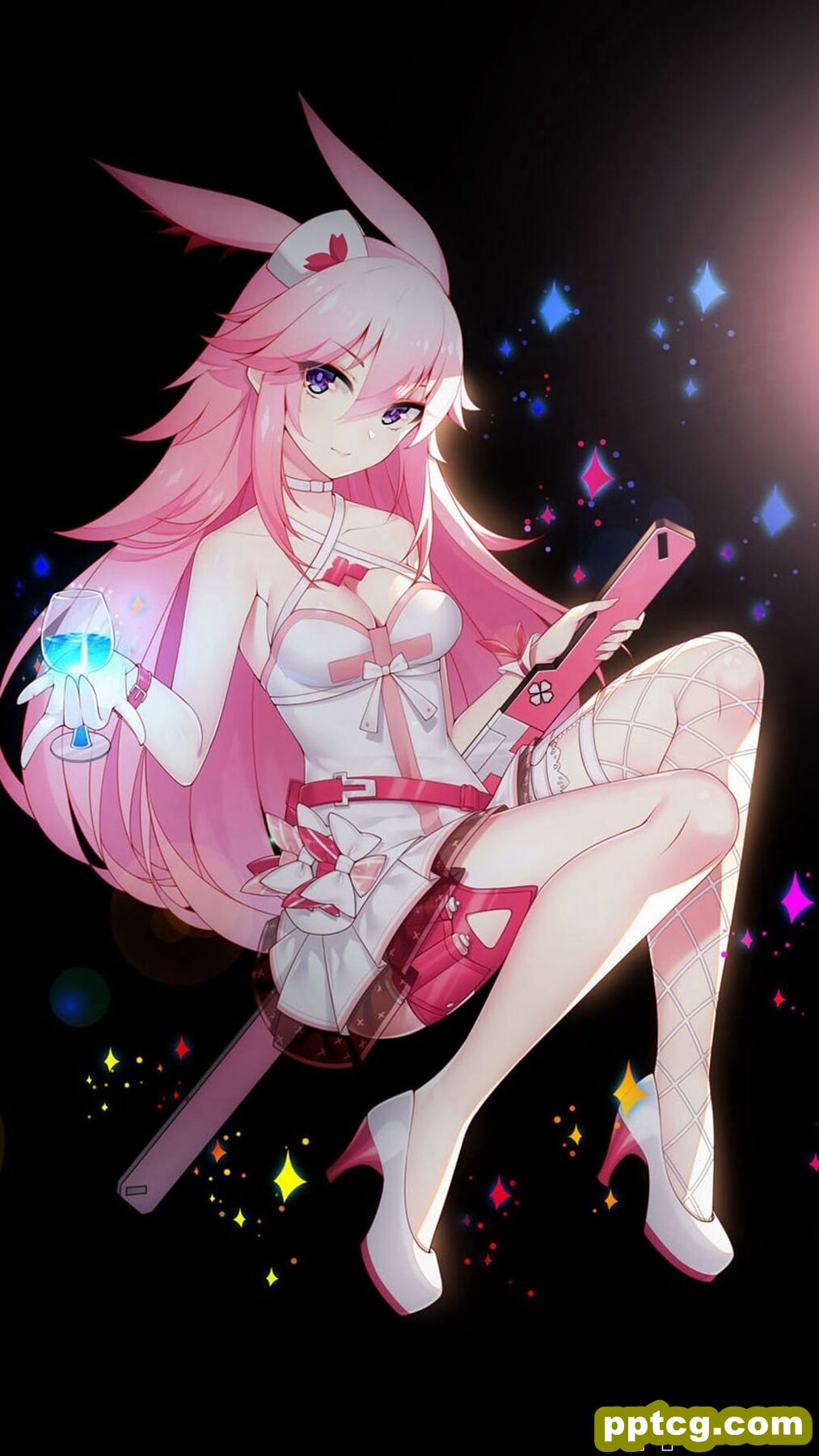 崩坏3八重樱同人插画手机壁纸