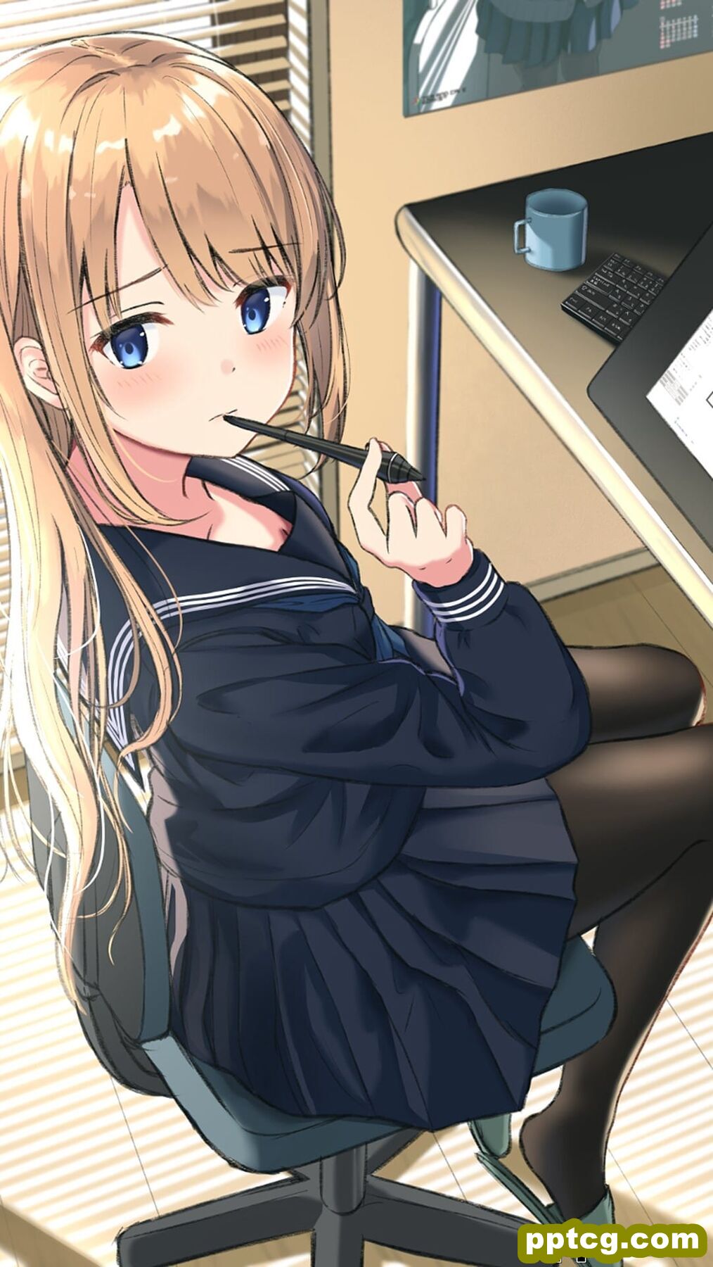 精选动漫美女手机壁纸