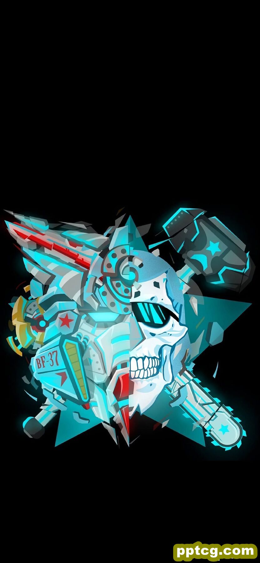 海贼王创意骷髅头高清手机壁纸
